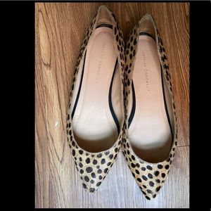 Loeffler Randall Horsehair Cheetah-print Flats
